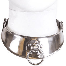 METAL HARD - RESTRAINT COLLAR WITH RING